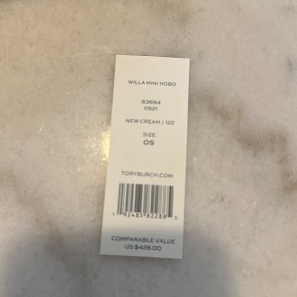 COPY - TORY BURCH NEW CREAM WILLA MINI HOBO - Picture 7 of 7